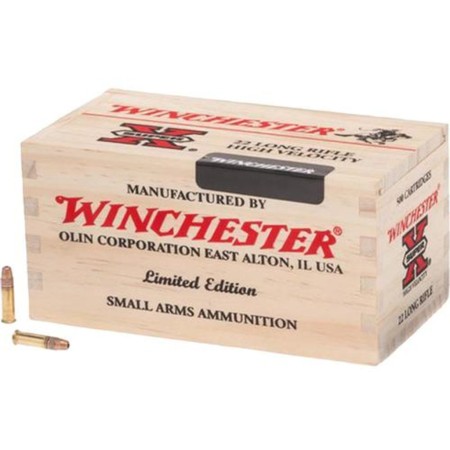 Win Ammo X22lr500wb Super-X 22Lr HP 36Gr Bulk 500 Wooden Bx/3000Rdscs