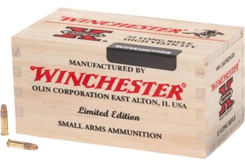 Win Ammo X22lr500wb Super-X 22Lr HP 36Gr Bulk 500 Wooden Bx/3000Rdscs