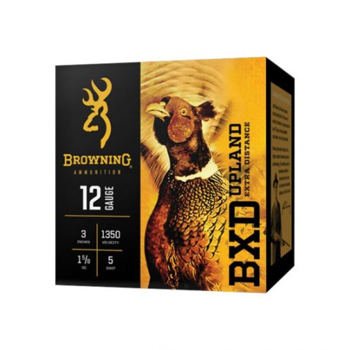 Browning 12GA 3" 1-5/8 oz. #5 BXD Upland Shotshell Ammunition, 25 Round Box - B193511235