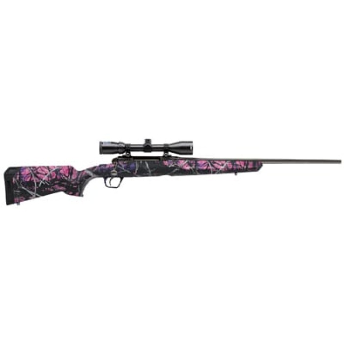 Savage Arms Axis XP Camo Muddy Girl - Compact 223 Rem 4 Round Bolt Action Centerfire Rifle, Sporter - 57271