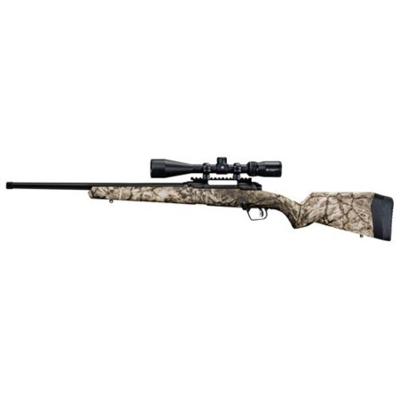 Savage 110 Apex Predator XP, Bolt Action 22-250 Rem, 20" Barrel, Mossy Oak Terra Camo Pattern, Polymer Stock, 4Rd, Vortex Crossfire II 4-12x40 Scope,