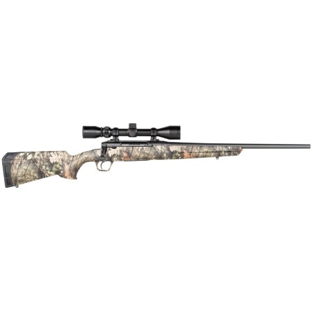 Savage Axis XP Compact 6.5 Creedmoor, 20" Barrel, Mossy Oak Break-Up, Matte Black, Weaver 3-9x40mm, 4rd