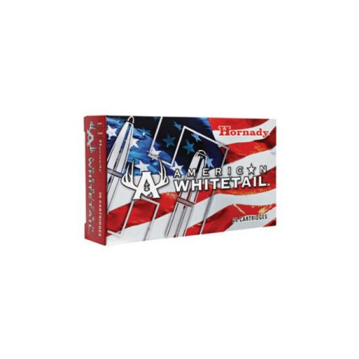 Hornady 7mm Remington Magnum 154gr Interlock American Whitetail Ammunition, 20 Round Box - 80590