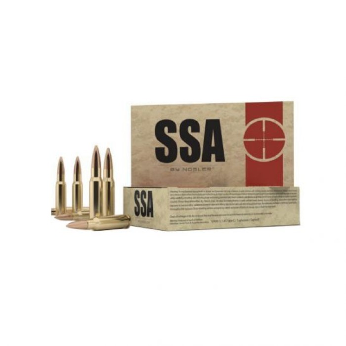 SSA 6.8mm SPC 110gr Nosleru00ae AccuBondu00ae Ammunition, 20 Round Box u2013 75030