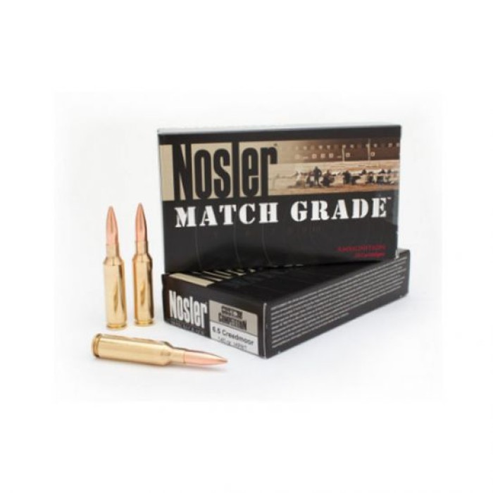 Nosler 6.5 Creedmor 140gr Custom Competition HPBT Ammunition, 20 Round Box- 43455