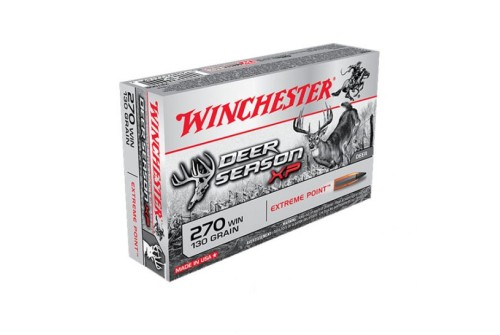 Winchester 270 Win 130gr Extreme Point Deer Season Ammunition, 20 Round Box - X270DS