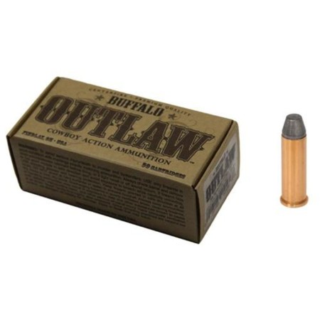 Buffalo Cartridge Outlaw 38 Special 125 GR Lead Round Nose Flat Point - Brass Casing