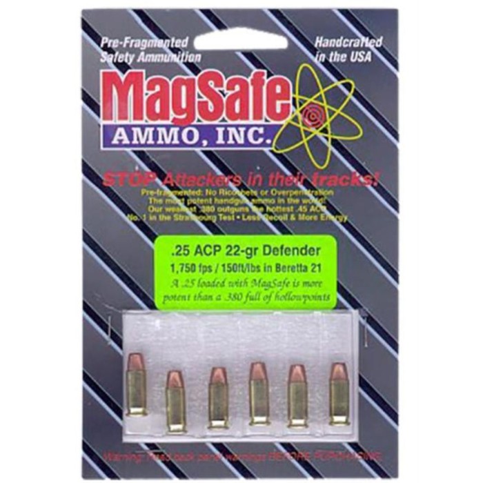 MagSafe 357 Remington Magnum 37 Grain Pre-Fragmented Bullet - Brass Casing