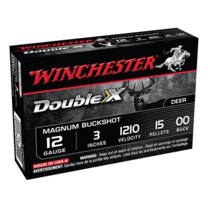 Winchester XX CP Bucksht 12G 3Mag #00 5Bx X12XC3B5 020892000667