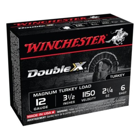 WINCHESTER Double X 12Ga 3.5in 6-Shot Magnum 10rd Box Shotgun Shells (XXT12L6)