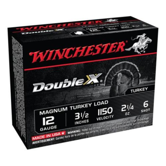 WINCHESTER Double X 12Ga 3.5in 6-Shot Magnum 10rd Box Shotgun Shells (XXT12L6)