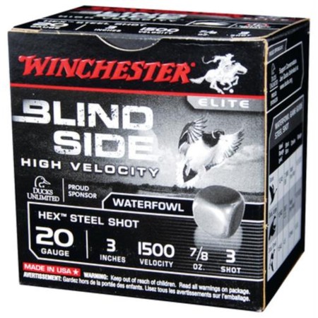 WINCHESTER Blind Side 20Ga 7/8oz 3in #3 25rd Box Shotshells (SBS203HV3)