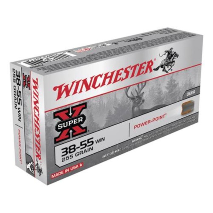 Winchester Super X 38-55 Win Soft Point 255gr, 20Box/10Case