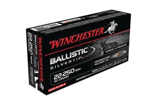 Winchester Ammo Supreme 22-250 50Gr Ballis Silver 20/10 020892210127 -