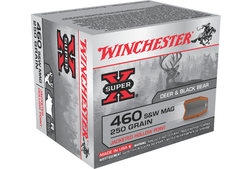 Winchester Super-X 460 S&W 250gr JHP Handgun Ammo - 20 Rounds