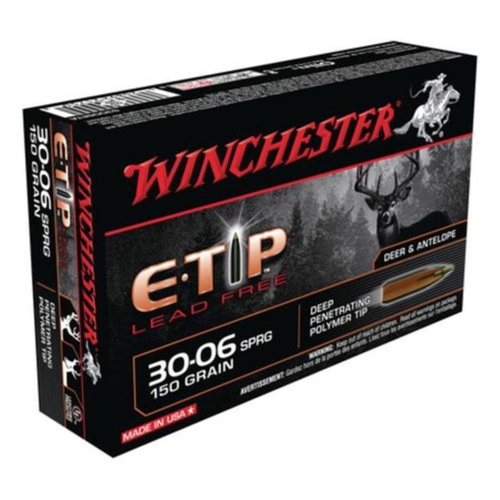 Win E-Tip LF 3006Sp 150 Grain Weight Etip 20/Box S3006ETA 020892217508