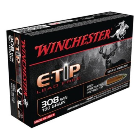 Win E-Tip LF 308Win 150 Grain Weight Etip 20/Box S308ETA 020892217560