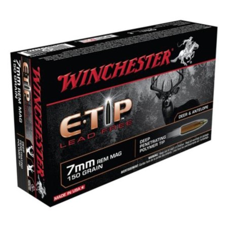 Winchester 7Mmrem 150Gr E-Tip 20/10 S7RMET -