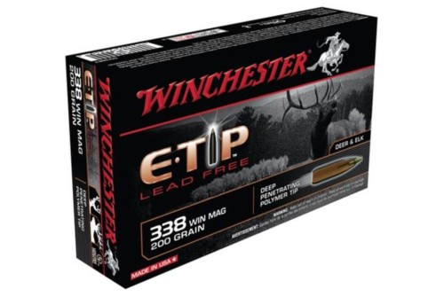 Winchester 338Win Mag 200Gr E-Tip 20/10 S338ET 020892218406