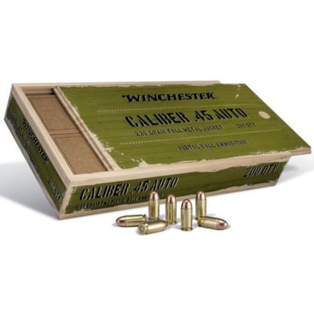 Winchester 45Acp 230Gr Fmj Wood Box SG45WB 020892222090