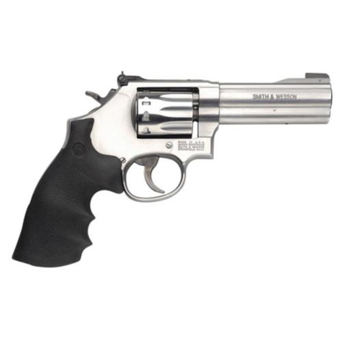 Smith & Wesson 617 K-22 Masterpiece 22LR 4" Barrel Stainless Steel Houge Rubber Grip10rd