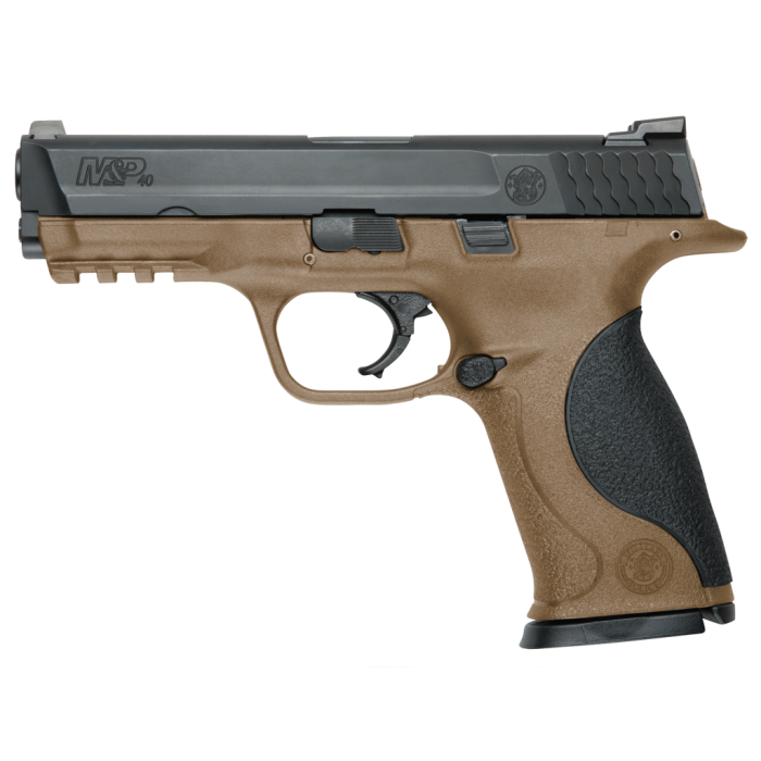 M&P40 4.25In 40 S&W Melonite Fde Steel Novak Lomount Carry 15+1Rd 10189 022188866728