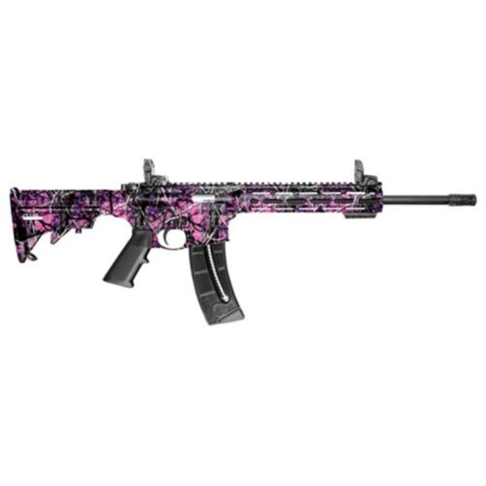 Smith and Wesson M&P15-22 Sport Muddy Girl Camo .22 LR 16-inch 25Rd