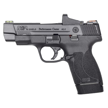 Smith & Wesson Shield M2.0 Performance Center 45 ACP, 4" 6rd/7rd, Black