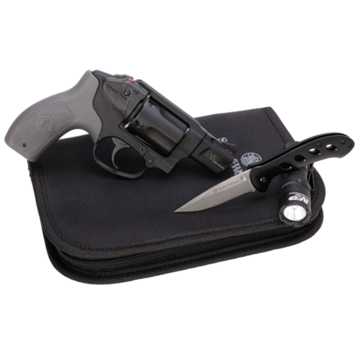 S&W M&P Bodyguard 38 CT W/Everyday Carry Kit MA Compliant .38 Spl+P 5Rd Capacity 1.875" Barrel Crimson Trace Laser Knife Case 12934