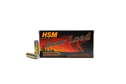 HSM 500 S&W Magnum 440gr WFN-GC Bear Load Ammunition, 20 Round Box u2012 HSM-500SW-6-N