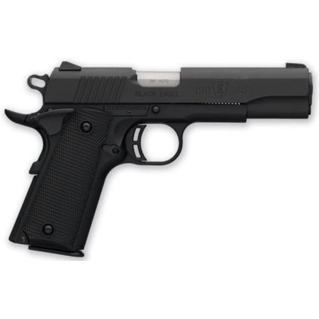 Browning Black Label Pistol, .380 ACP, 4.25", Composite Grips, Matte Black, 8rd