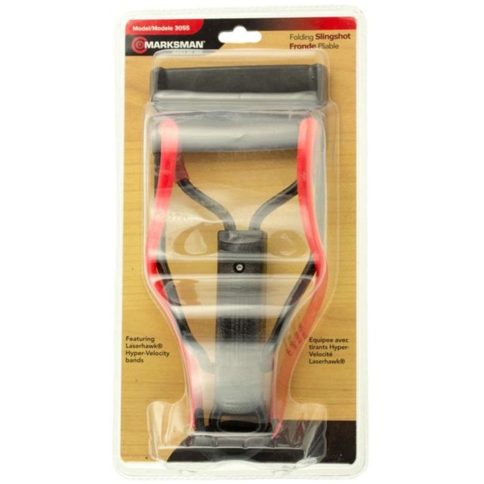 Marksman Laserhawk, Mrk 3055  Laserhawk 2 Folding Slingsht