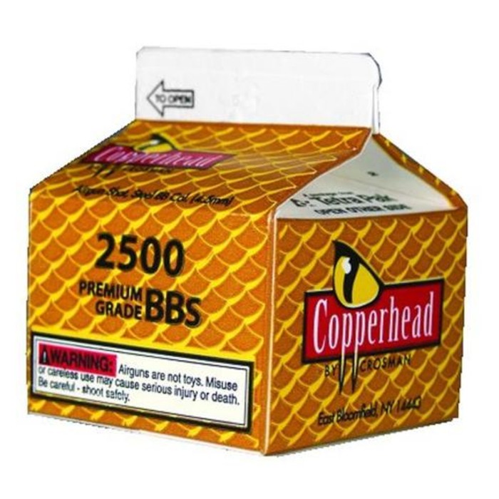 CROSMAN Copperhead 177Cal BB 2500/Pack Steel Pellets (0747)