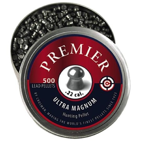 Crosman LDP22 Premier Pellets Domed .22 Silver 500 Count