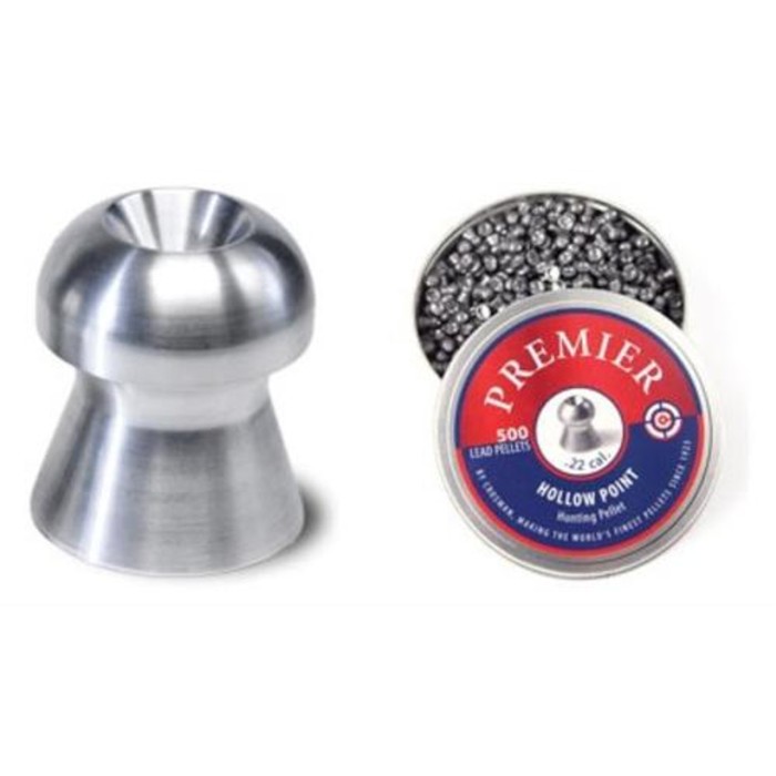 CROSMAN Premier .22 Hollow Point 500ct Stainless Pellets (LHP22)