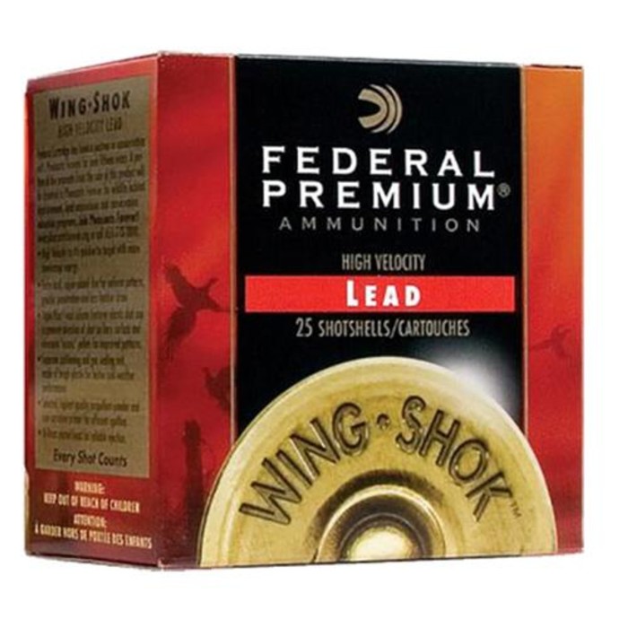 Federal Wing Shok High Velocity Lead 12 Ga 3 In 1-5/8 Oz 5 Shot