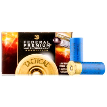 Federal Tactical 12 Gauge TruBall Rifled Slug Ammunition 5-Rounds