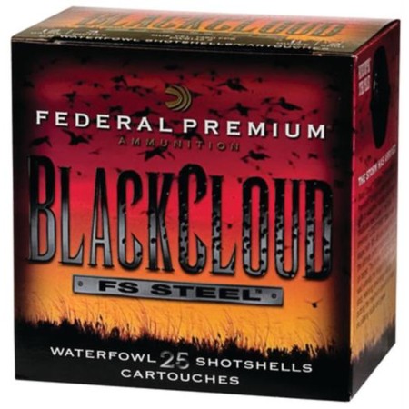 Federal 12ga 3" 1.25 #4 Black Cloud Waterfowl Shotshells 25rds - PWB142 2