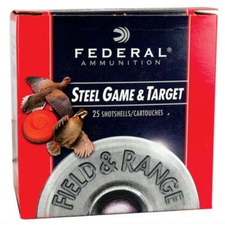 Federal Field and Range Steel .410 Ga, 3", 1400 FPS, .375oz, 6 Shot, 25rd/Box