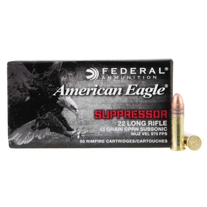 American Eagle Rimfire Suppressor 22 LR 45 Grain