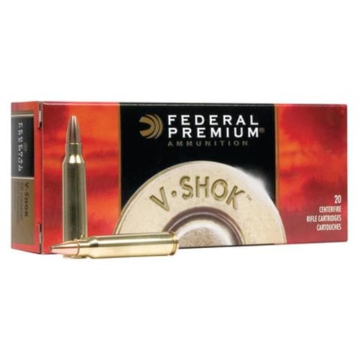 Fed P308TT4 Vital-Shok 308 Win/7.62 NATO Trophy Bonded Tip 165 GR 20Box/10Case - Brass Casing