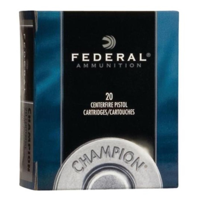 Federal Champion, 32S&W Long, 98 Grain, Lead Round Nose C32LB 20rds