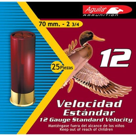 Aguila 1Chb1219 Standard Velocity 9 Shot 12 Gauge 2.75" 1-1/8 OZ 25Box/10Case