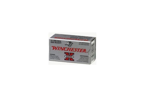 Winchester 22 Long Rifle 37gr LHP HV Super-X Ammunition 500rd Case - X22LRH