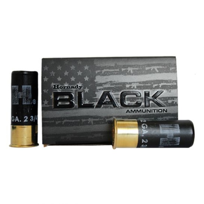 Hornady Black 12ga 00 Buckshot 2 3/4" Shotgun Ammunition 10rds - 86249