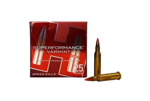 HORNADY Superformance Varmint 17 Hornet 20 Grain V-MAX Ammo, 25 Round Box (83005)