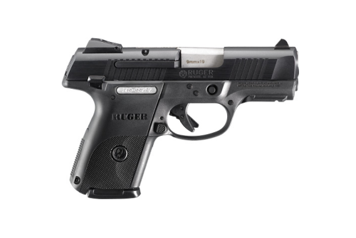 Ruger 3314 Sr9c Compact 9Mm Luger 3.40" 17+1 Black Nitride Front Serrations Black Polymer Grip