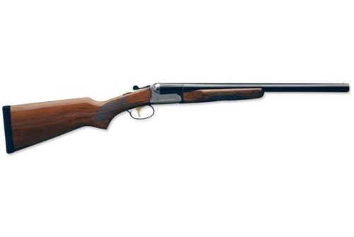 Stoeger Coach Gun Supreme SxS, AA-Grade Gloss Walnut, Blue/Stainless Receiver 12 Ga, 20" Barrel