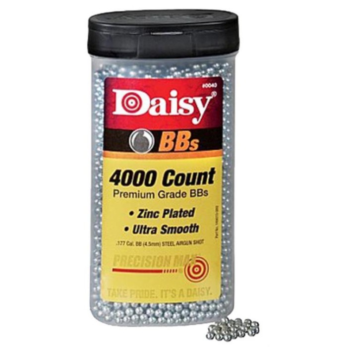 Daisy 40 PrecisionMax .177 BB Zinc-Plated Steel 4000