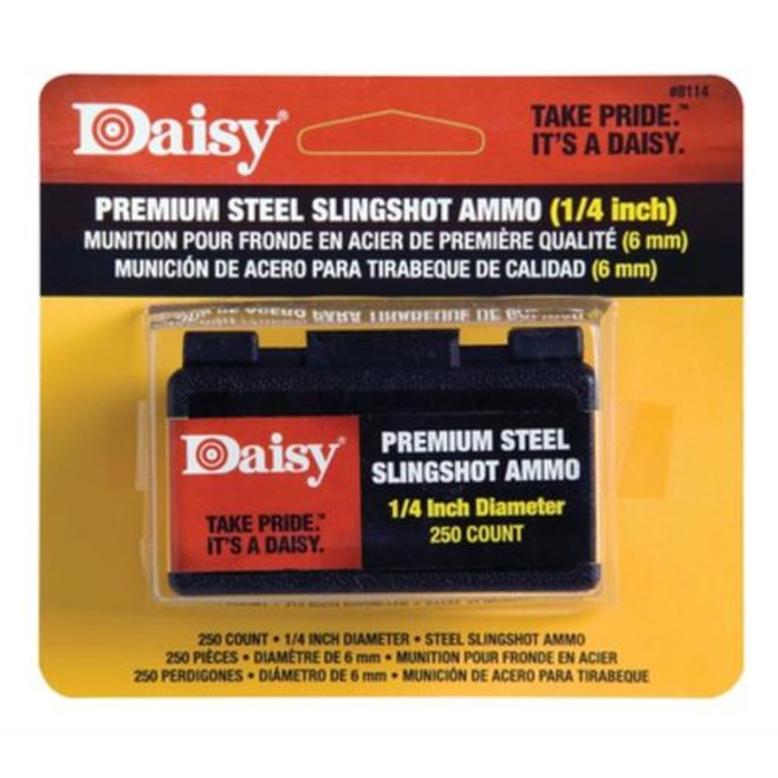 Daisy 8114 Powerline  .25 Steel Slingshot 250 Per Box